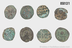 Konvolut Byzantinische Münzen, 8 Stück, Durchmesser ca. 25 mm - 30 ...