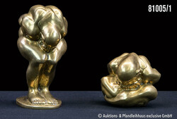 Surawongse, Zwei Akte, Messing poliert, 1960/70er Jahre, jeweils ...