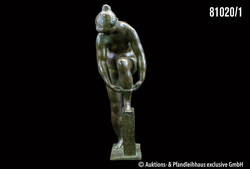 Fritz Nuss (1907 Göppingen - Strümpfelbach 1999) Strumpfanziehende, ...