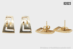 Ohrstecker 585er GG, Gesamtgewicht ca. 3,6 g, H ca. 1,7 ...