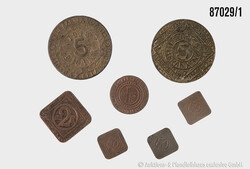 Gent Belgien Kaiserreich 1914-18 deutsche Besetzung, Konvolut von 7 ...