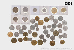 Kenya Konvolut 51 Münzen v. 5 Cent bis 1 Schilling, 1968-1977, Zust. ...