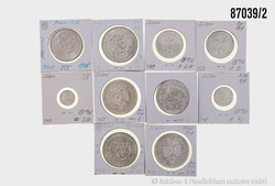Mexiko Konvolut 10 Münzen v. 10 Centavos bis 1 Peso, 1935-1965, ...