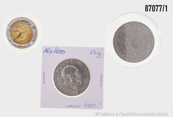 Konvolut 3 Münzen, 1x 2 1/2 ECU Niederlande 1991, Silber 925, 15,41 ...