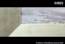 Noel Henry Leaver (1889 Austwick - Burnley 1951 ) "Place St. Michel ...