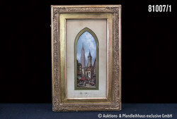 Henry Thomas Schäfer (1833-1916), "Münster Westphalia", Öl auf ...