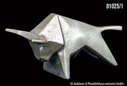 Gernot Rumpf (1941 Kaiserslautern - ebd. 2025) Kleiner Stier, Bronze, ...