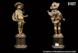 Franz Ifland (1862 Berlin - ebd. 1935) Stehende Amourette als Maler ...