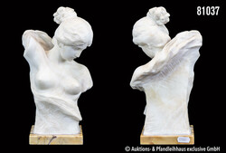 Alfredo Neri (1862 - 1928) Frauenbüste, verso bezeichnet 'Prof. A. ...