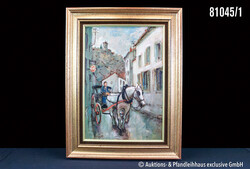 Maurice Montet (1905 Roanne - Thizy 1997) Der Milchmann/ Le Laitier, ...