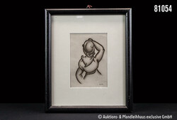 Herbert Behrens-Hangeler (1898 Berlin - Fredersdorf 1981) Frau mit ...