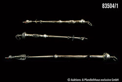 3 russische JAD Torazeiger, Silber gepunzt mit 84 OO 1895, 84 GC ...