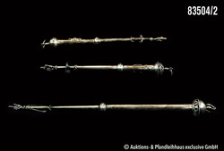 3 russische JAD Torazeiger, Silber gepunzt mit 84 OO 1895, 84 GC ...