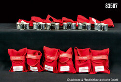 12 Robbe &amp; Berking Serviettenringe "Alt Faden", 925er Silber, L 5 ...