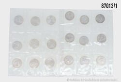 Österreich Konvolut 25 Schilling Münzen, insgesamt 18 Stück, ...