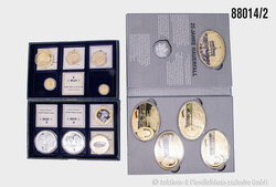 Konvolut Medaillen, insgesamt 27 Stück in 6 Folder / Pappschachteln, ...