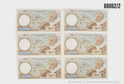 Frankreich Konvolut 6 Banknoten jeweils 100 Francs 1940, Zust. ss-vz ...