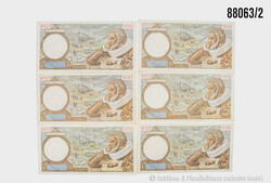 Frankreich Konvolut 6 Banknoten, jeweils 100 Francs 1x 1940 u. 2x ...