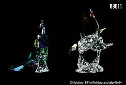 Swarovski Kristallfigur Pfau, Jahresedition 2013 SCS und ...