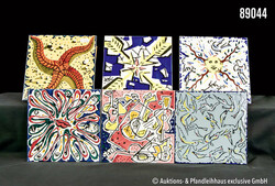 6 Salvador Dali Künstler-Wandfliesen aus der Serie "La Suite ...