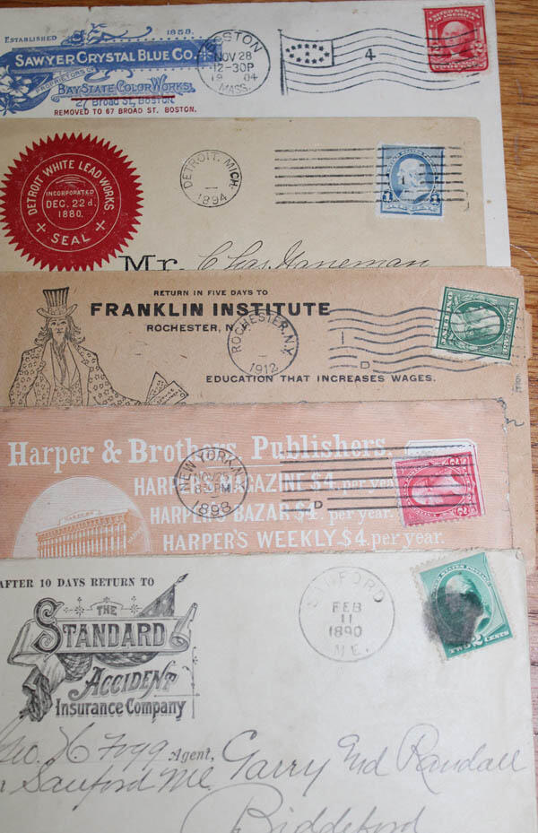 1857-1920, a group of 170 advertising and fancy cancel covers. ...