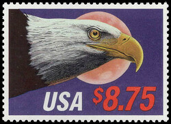 1988, $8.75 Eagle & Moon (Scott 2394), o.g., never hinged, Extremely ...