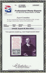 1992, Voyages of Columbus, souvenir sheet of 1, "Christopher ...