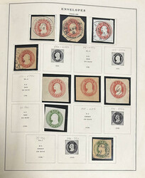Postal Stationery, 1853-1976, an extensive collection of cut squares, ...