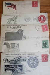 1857-1920, a group of 170 advertising and fancy cancel covers. ...