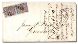 Confederacy, New Orleans, La., 1861, 5¢ red brown (Scott 62X4), ...