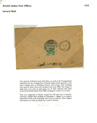Tibet: Indian Post Offices, 1915-1951, a selection of 10 covers, ...