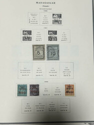 French Africa, 1889-1950, a mint and used collection, housed in a ...