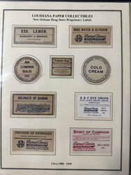 Louisiana paper collectibles, 1865-1914, an extensive collection, ...
