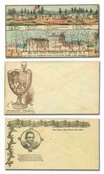 C. 1861, Civil War patriotic covers, a selection of 17 different ...