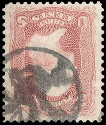 1861, 3¢ Washington, rose (Scott 65), a gorgeous example, Devil & ...