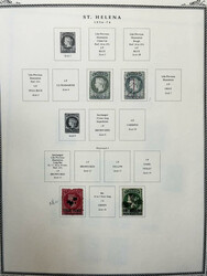 St. Helena, 1856-1983, a comprehensive mint collection, neatly hinged ...
