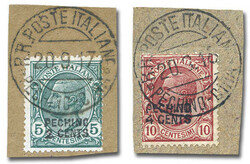 China: Italian Offices in Peking, 1917, Victor Emmanuel III, 2¢ on ...