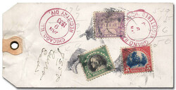 1918, $5 Franklin, deep green & black (Scott 524, 573), and 1923, $5 ...