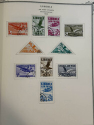 Ethiopia and Liberia, 1900-1960's, a mint and used collection, housed ...