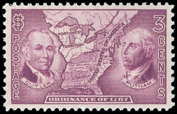 1937, 3¢ Ordinance of 1787 (Scott 795), o.g., never hinged, Superb, ...