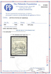 1938, Presidential Issue, 4½¢ White House (Scott 809), Superb, with ...