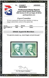 1965, Liberty Issue, 25¢ Paul Revere, horizontal coil (Scott 1059A), ...