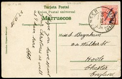 6165: Tanger Britische Post - Postkarten