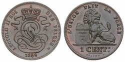 40.40.120.20: Europe - Belgium - Kingdom of Belgium - Leopold II, 1831 - 1865