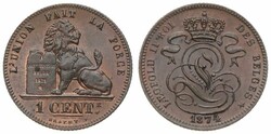 40.40.120.20: Europe - Belgium - Kingdom of Belgium - Leopold II, 1831 - 1865