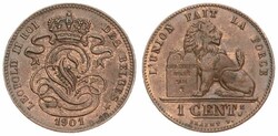 40.40.120.20: Europe - Belgium - Kingdom of Belgium - Leopold II, 1831 - 1865