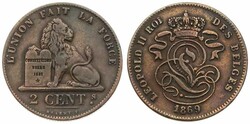 40.40.120.20: Europe - Belgium - Kingdom of Belgium - Leopold II, 1831 - 1865