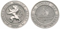 40.40.120.20: Europe - Belgium - Kingdom of Belgium - Leopold II, 1831 - 1865