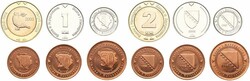Bosnia-Herzegovina, Republic, 5, 10, 20, 50 Feninga & 1, 2 ...