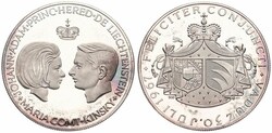 Liechtenstein, Principality, Prince Franz Josef II, Medal (5 Franken) ...
